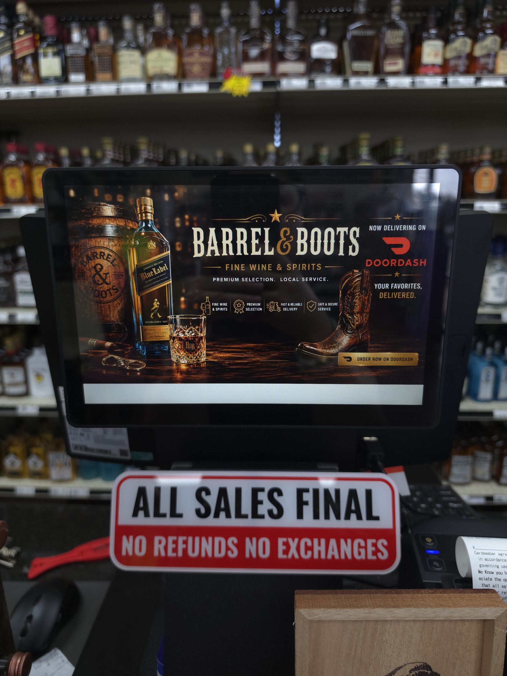 Premium Spirits Collection Display